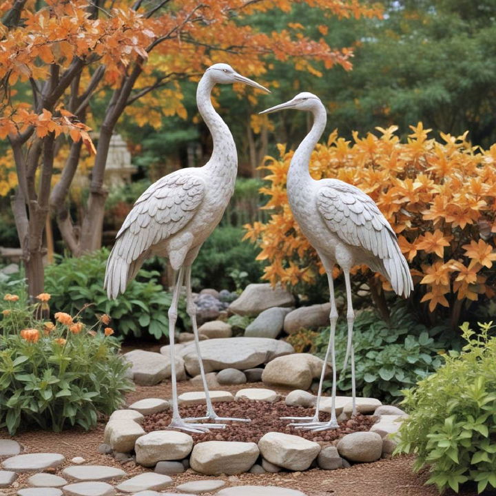 fall garden sculptures