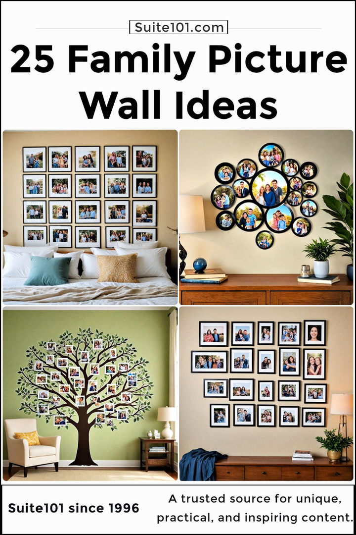 family picture wall ideas to copy