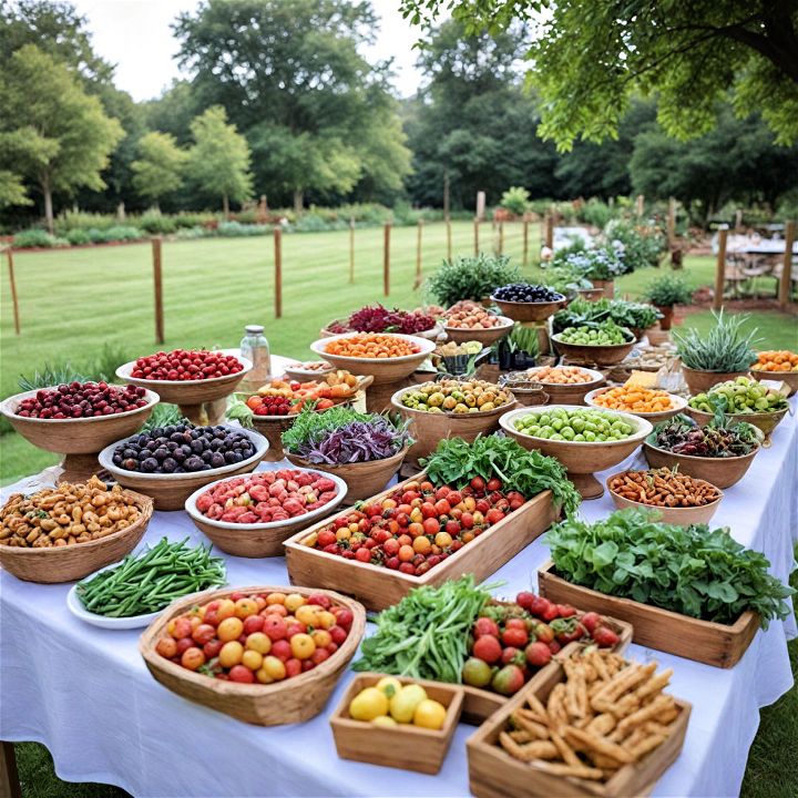 farm to table buffet