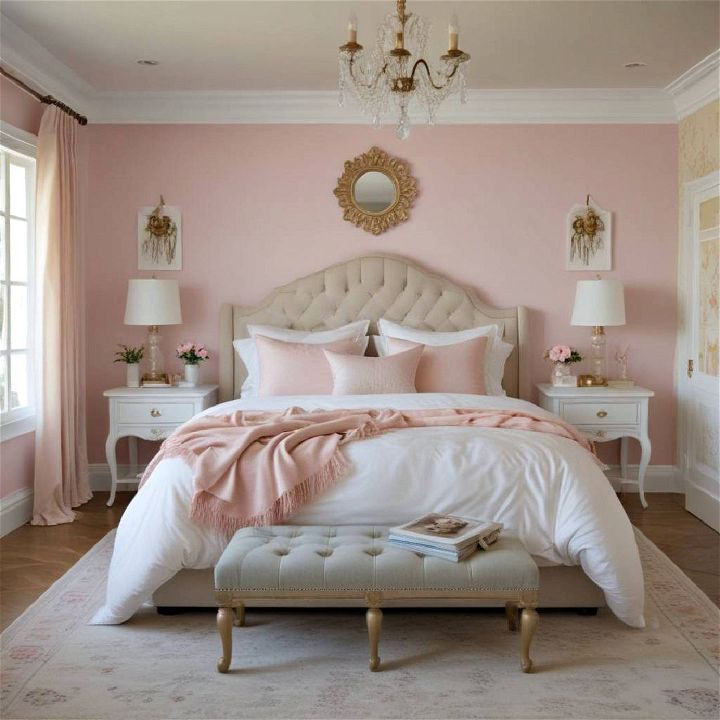 feminine charm eclectic bedroom