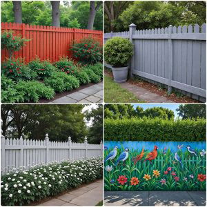 fence painting ideas