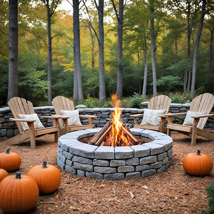 fire pit for cozy ambiance