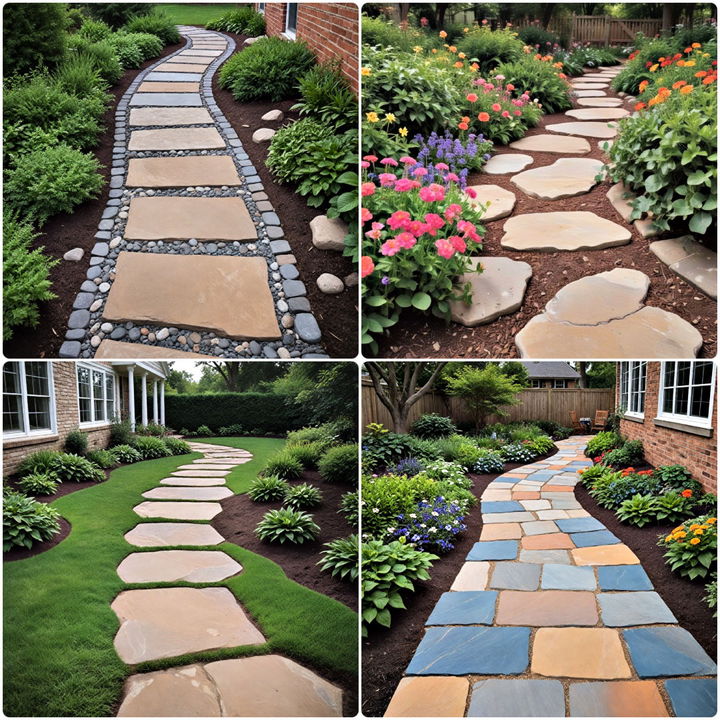 flagstone walkway ideas