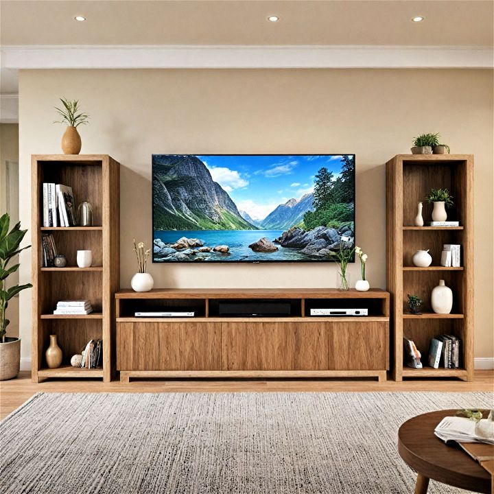 flexibile and customizable tv stand