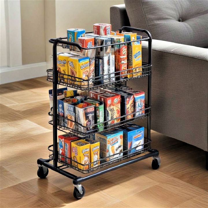 flexible storage cart