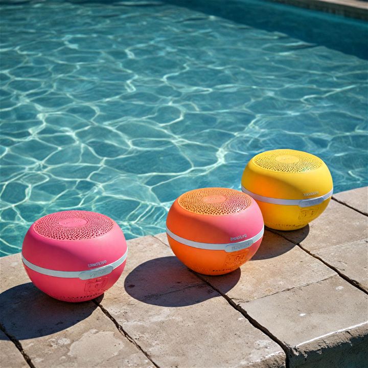 floating bluetooth speakers for pool party