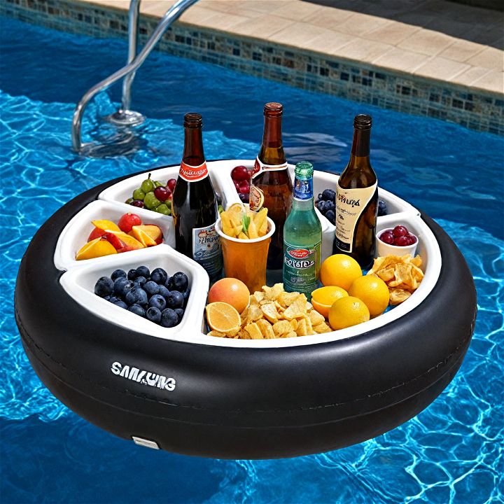 floating cooler for pool party
