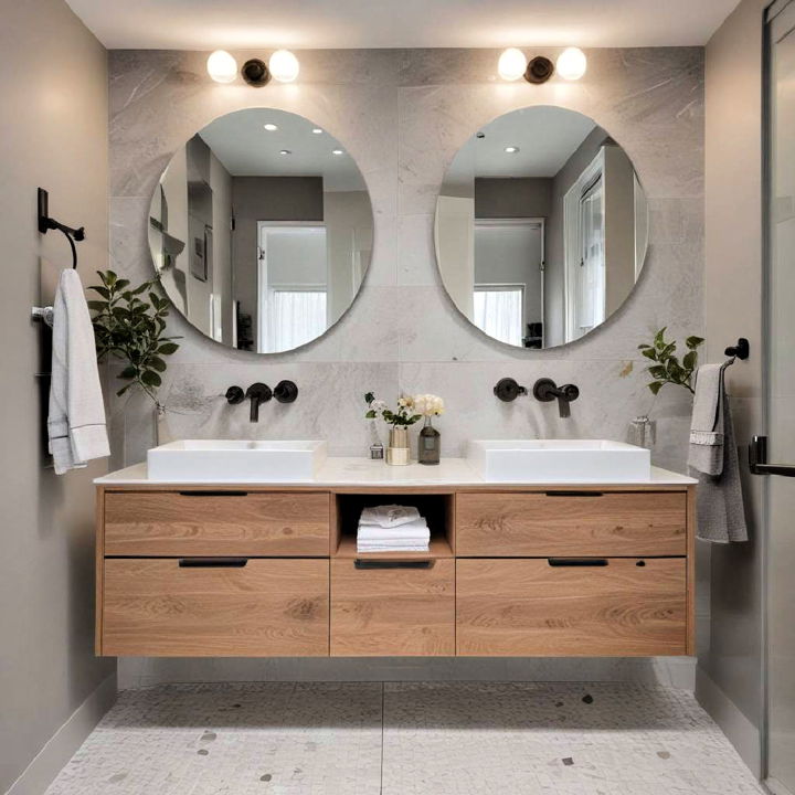 floating vanity for master bathroom