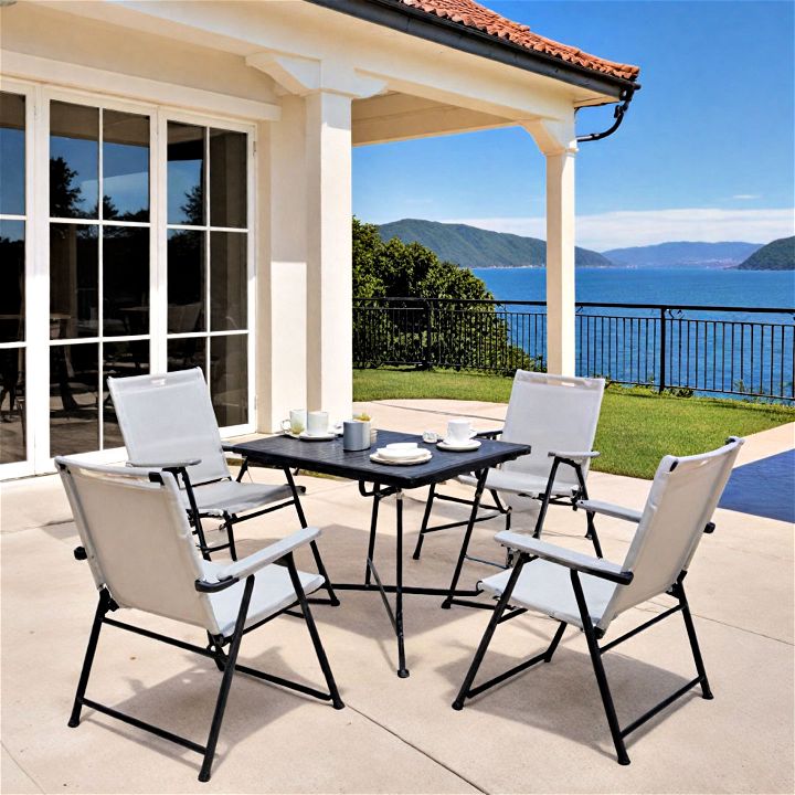 folding chairs for outdoor seating