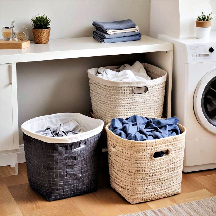folding laundry baskets