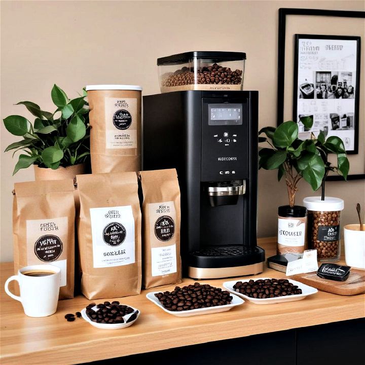 fresh supply of high quality coffee