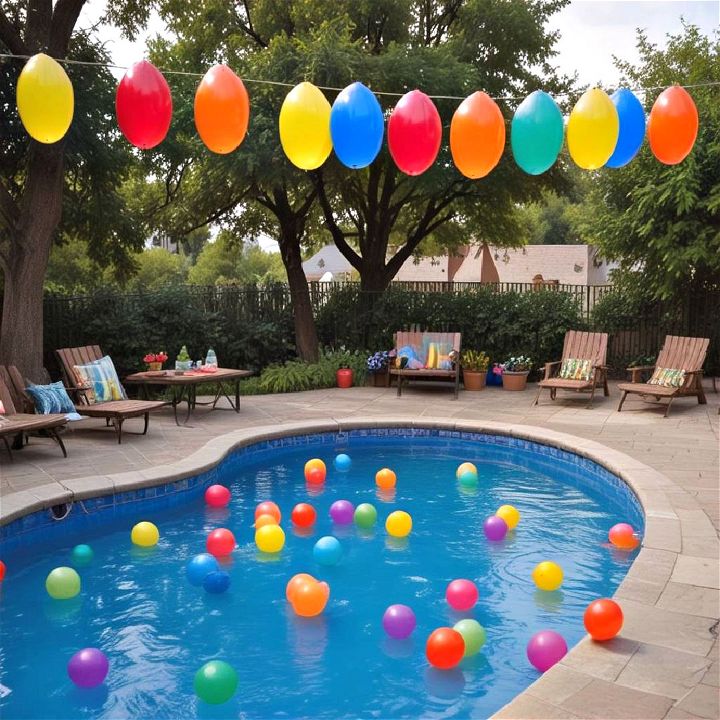 fun water balloons for pool party