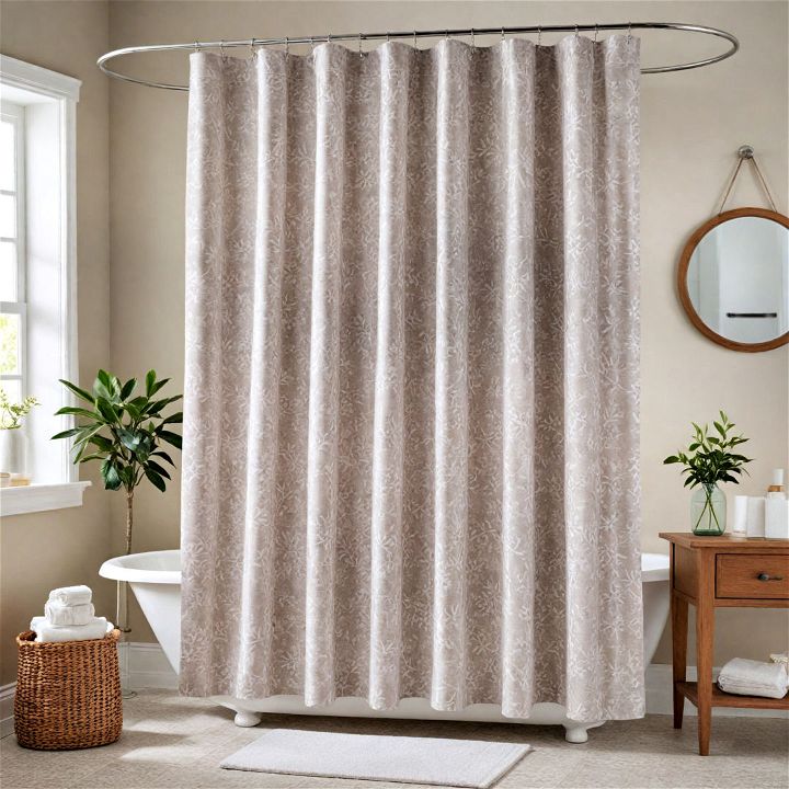 functional and stylish shower curtain