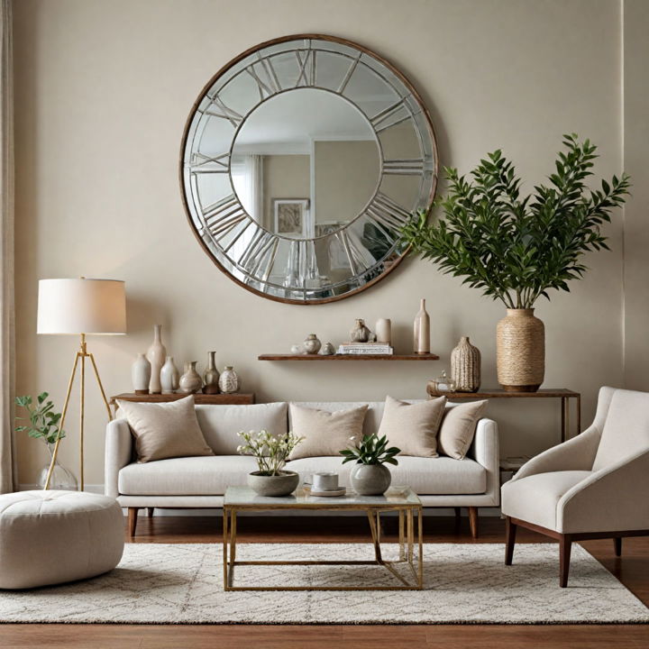 functional art neutral living room