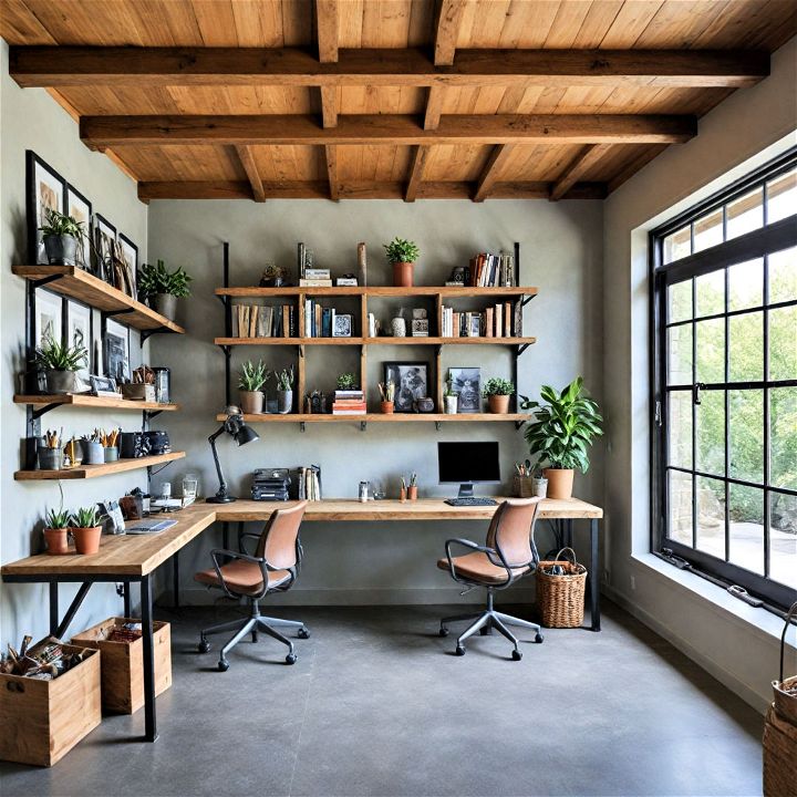 functional home office for him
