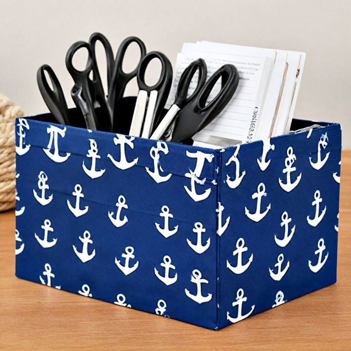 functional nautical storage boxes