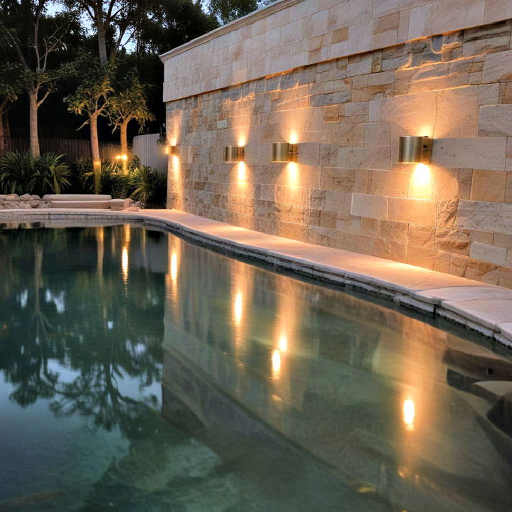 functional poolside sconces