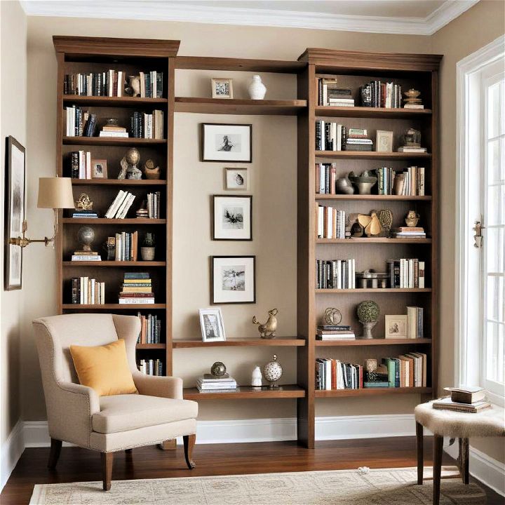 functional tall wall bookcase