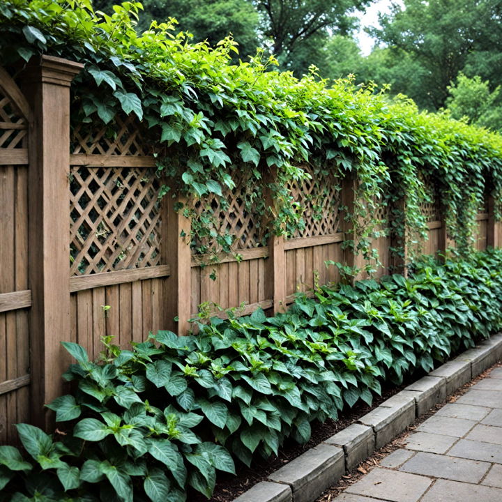 functional trellis fence for dogs