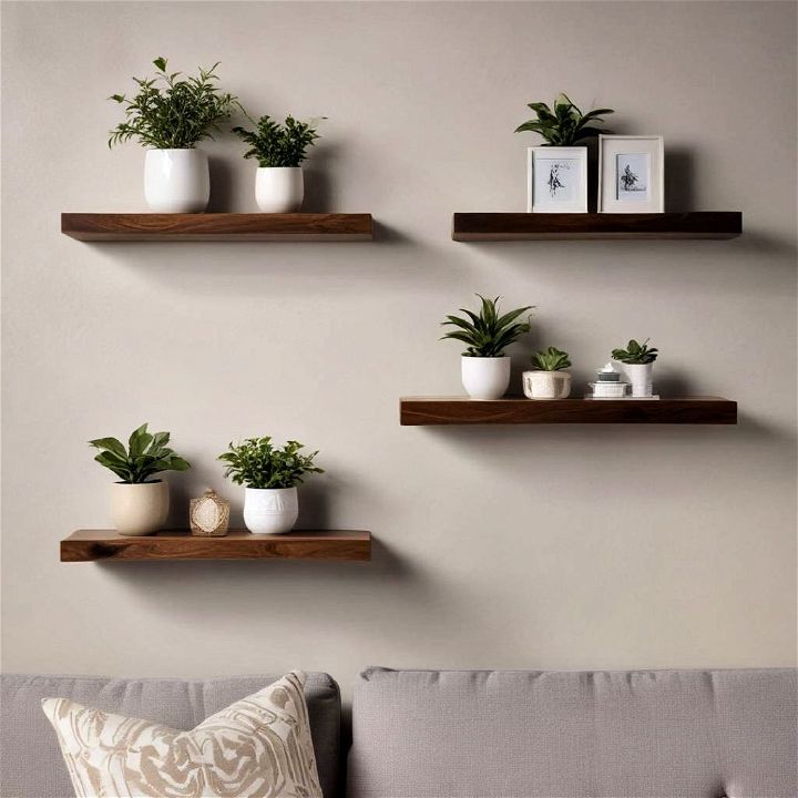 functional wall mounted shelves