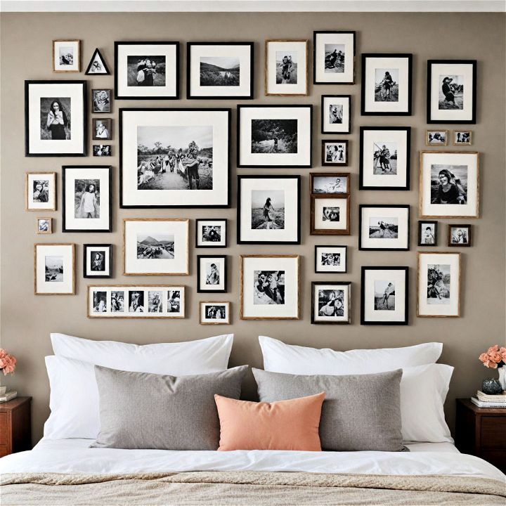 gallery wall no headboard