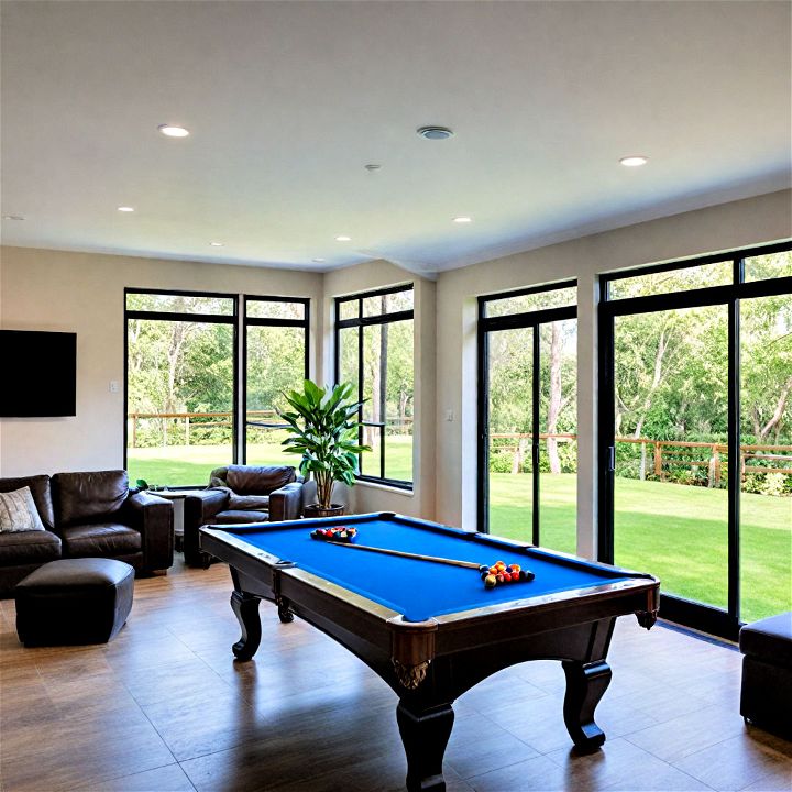 game room for family game night