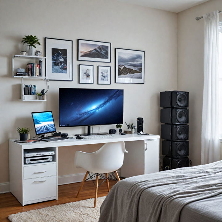 gaming bedroom into a digital laboratory