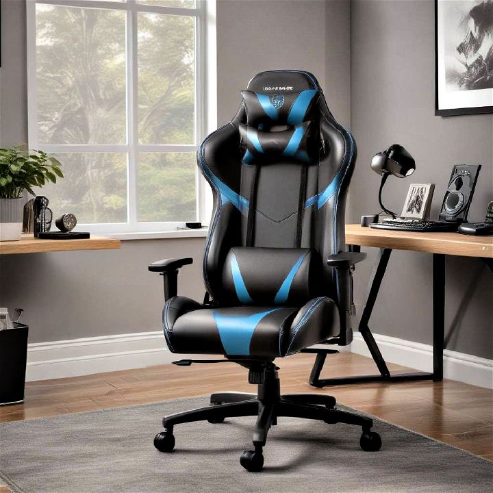 gaming chair with adjustable lumbar support