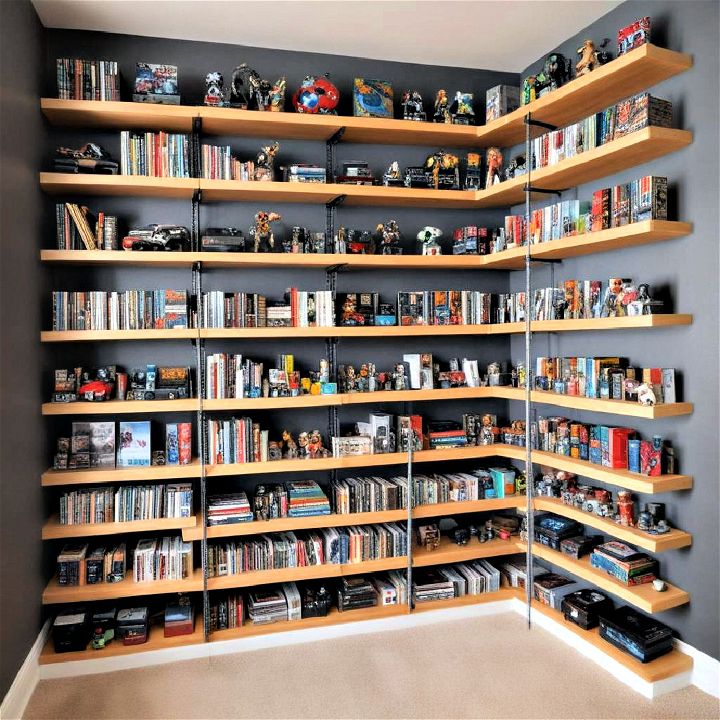 gaming specific shelves