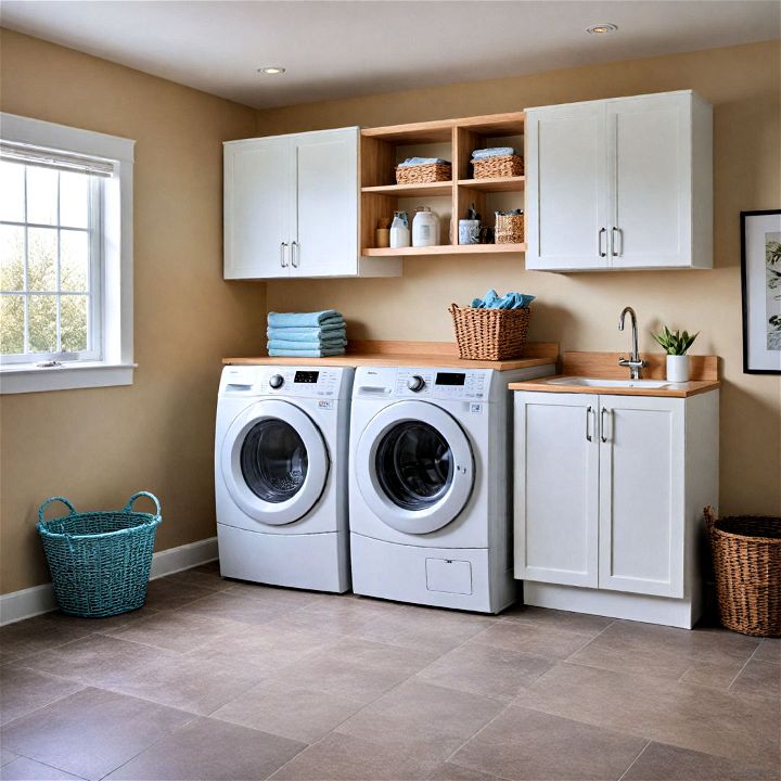 garage style cabinets for laundry room