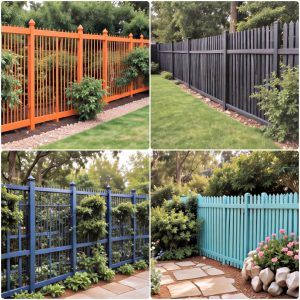 garden fence colour ideas