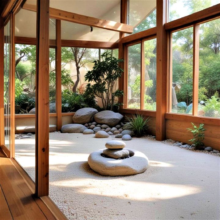 garden room to a zen garden