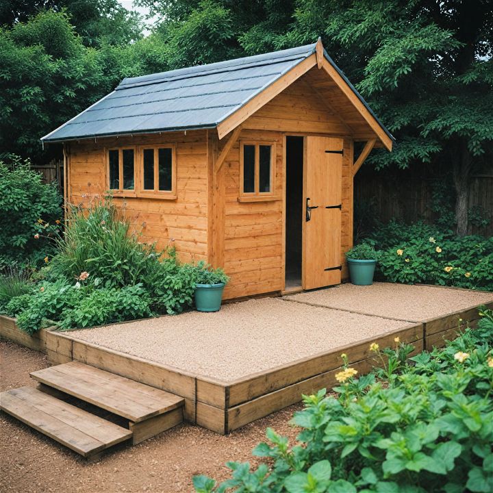 garden shed foundation