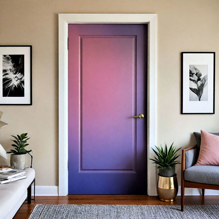 gradient effects door paint