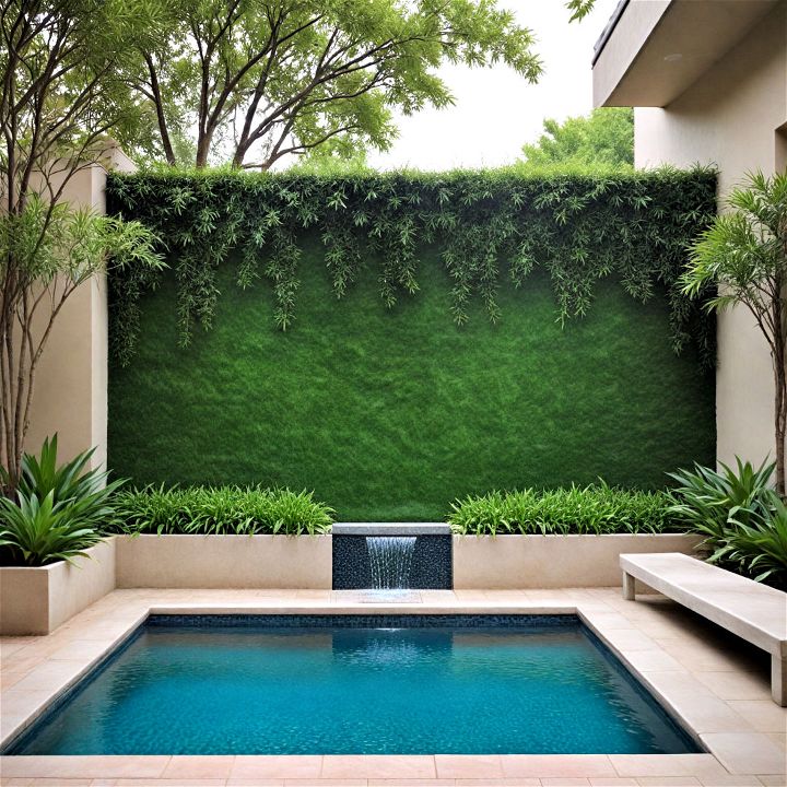grass background for water feature