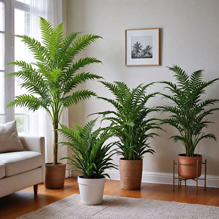 green indoor plants for spring decor