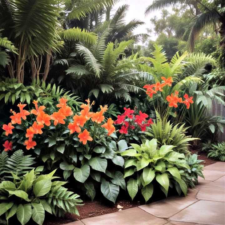 grow tropical plants in backyard