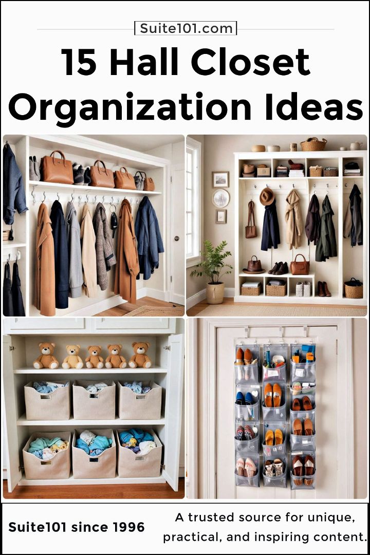 hall closet organization ideas to copy