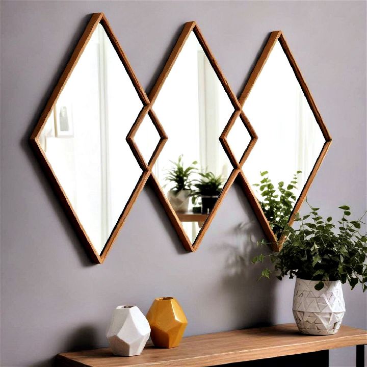 hallway geometric mirrors