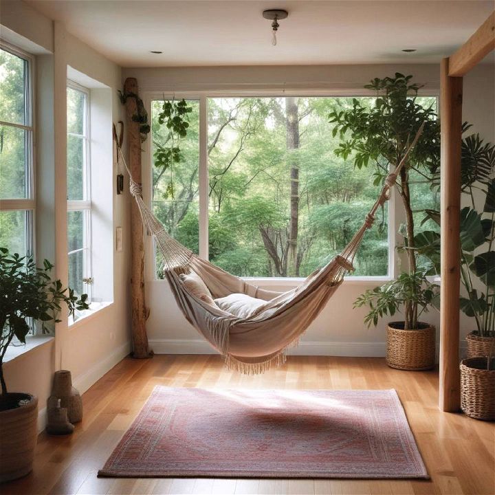 hammock hideaway for meditation room