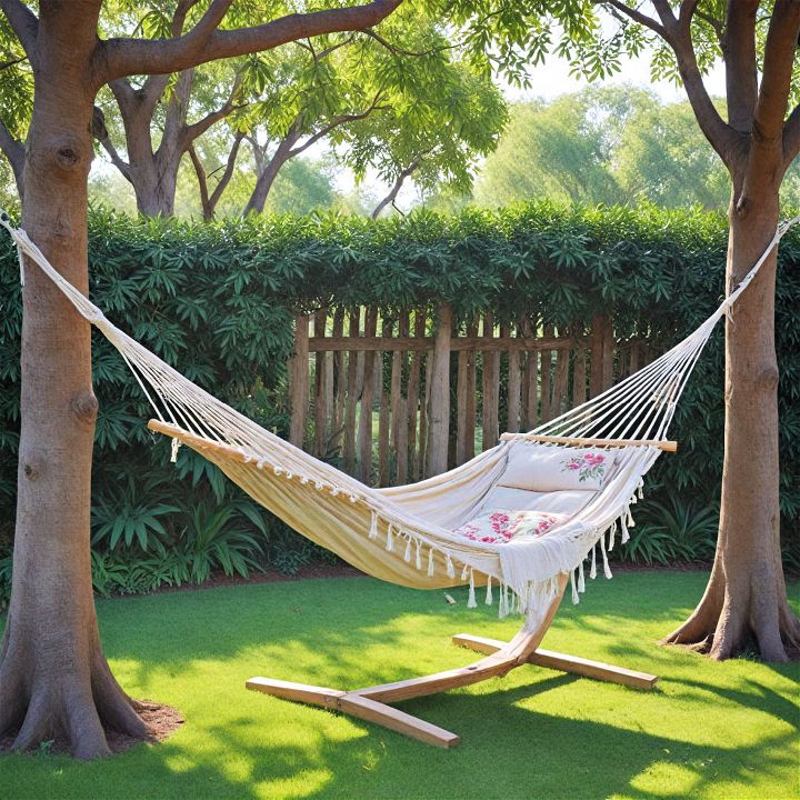 hammock to enjoy a lazy afternoon
