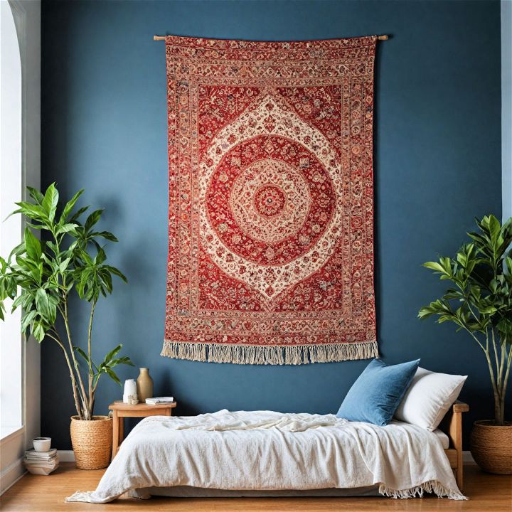 hang tapestries to add texture
