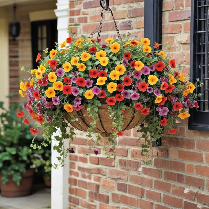 hanging basket planter for patio