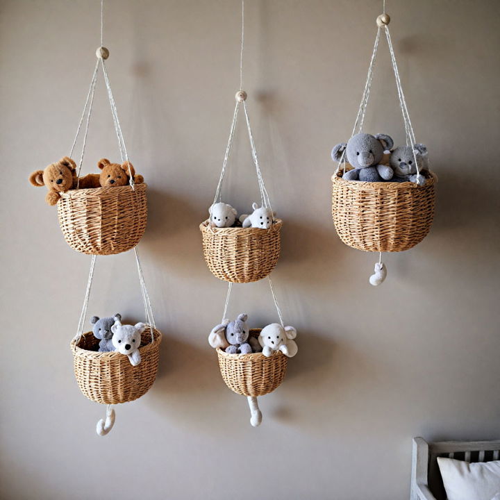 hanging baskets to nursery storage