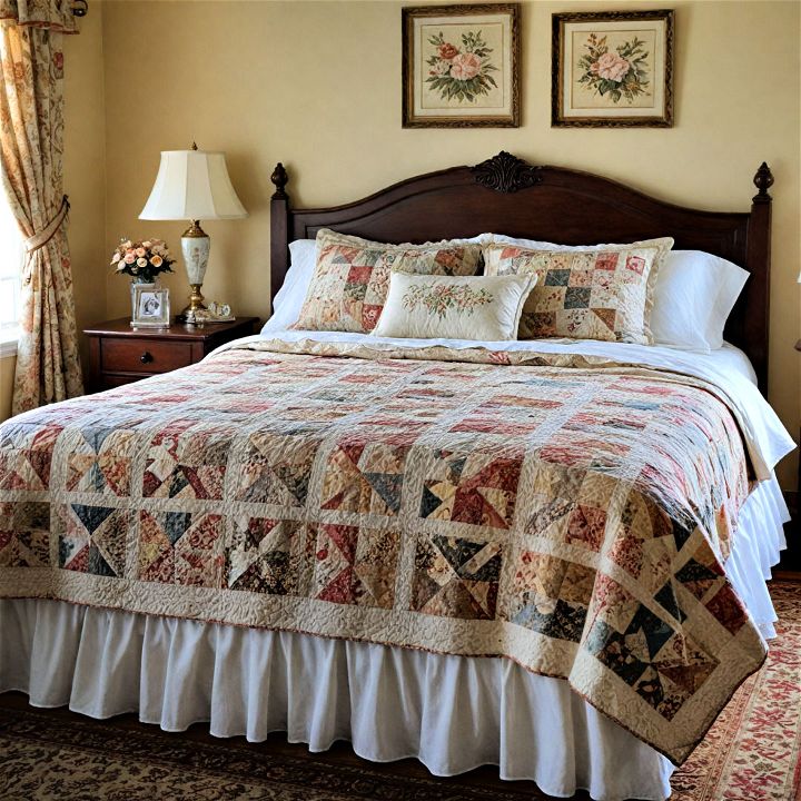 heirloom quilt for warmth and comfort
