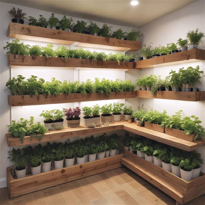 herb and spice garden for man cave