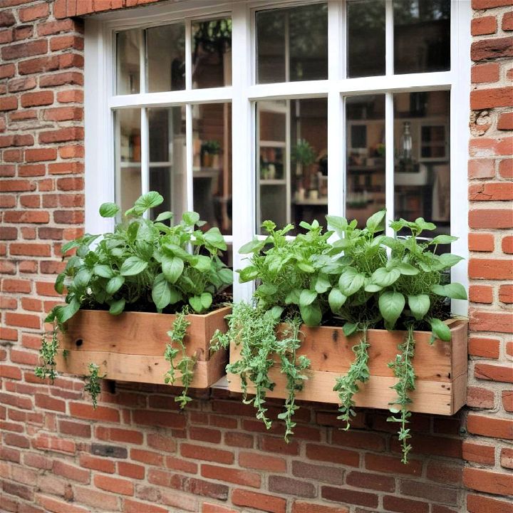 herb gardens for small courtyard