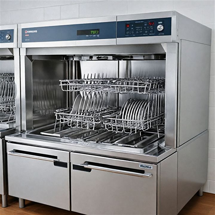 high temperature dishwashers for industrial kitchen