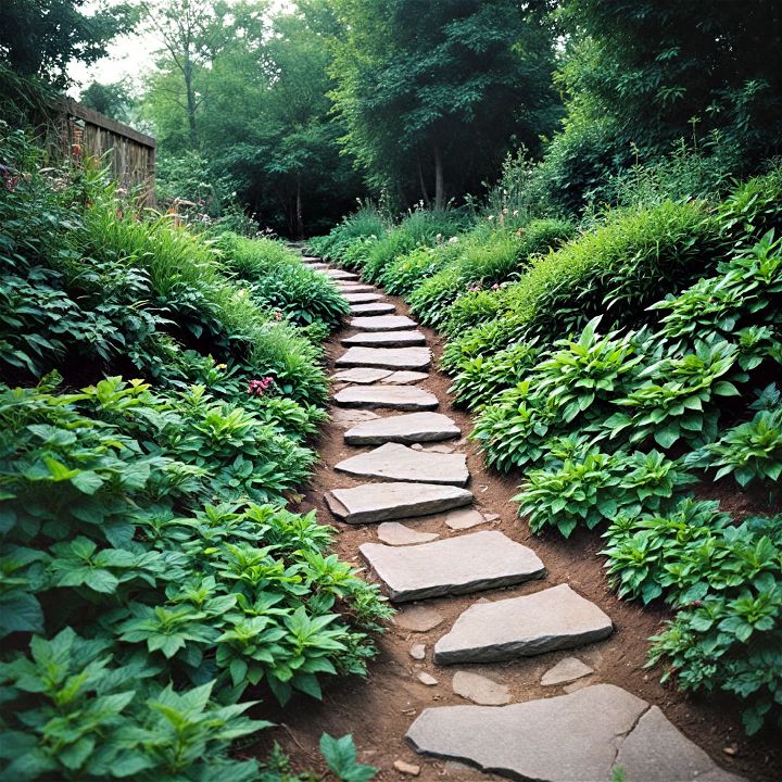 hillside pathway to add charm