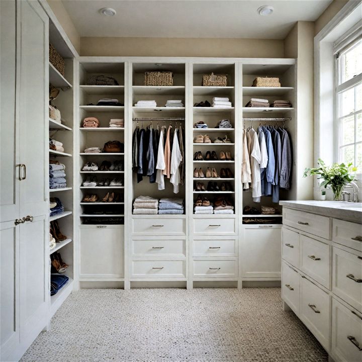 his and hers closet for bathroom